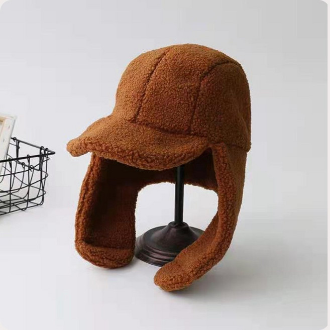 에쉬울프 뽀글이 턱 자석 귀달이모자 겨울 방한모자