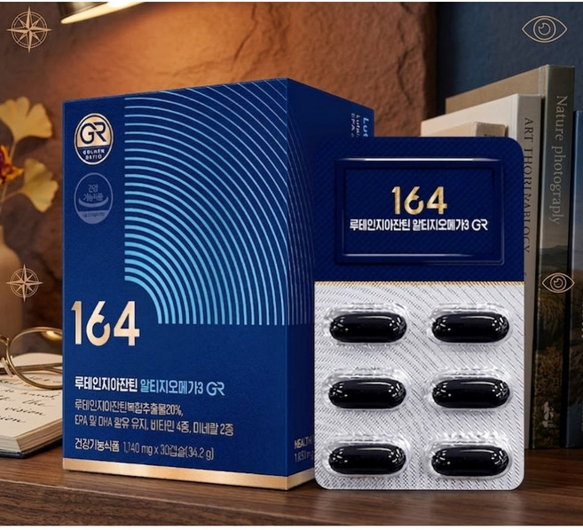 [뉴트리원] 정우성 눈건강 루테인지아잔틴164 알티지오메가3 눈건조개선, 3개, 30정