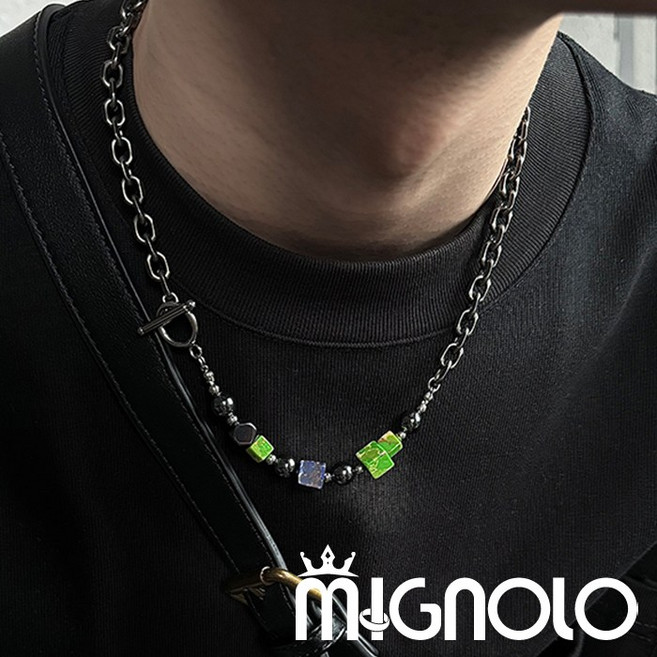 MIGNOLO 鈦鋼項鍊 百搭 粗項鍊 嘻哈項鍊 316L醫療鋼