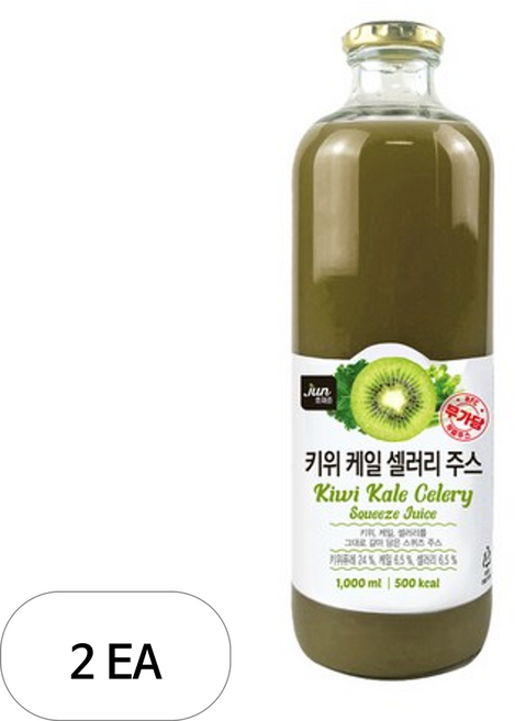 호재준 키위케일셀러리주스, 2개, 1L
