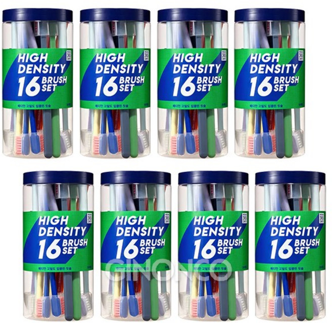 메디안 365DAYS 고밀도 초극세모 딥클린 칫솔, 16개입, 8개