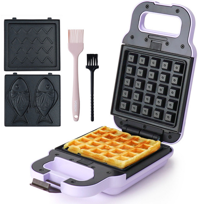 보본 크로플 와플 샌드위치메이커, VB-SM03PP 퍼플