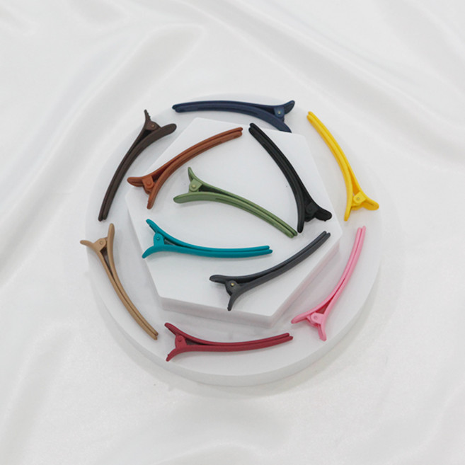 무광 일자 헤어 집게핀 앞머리 핀