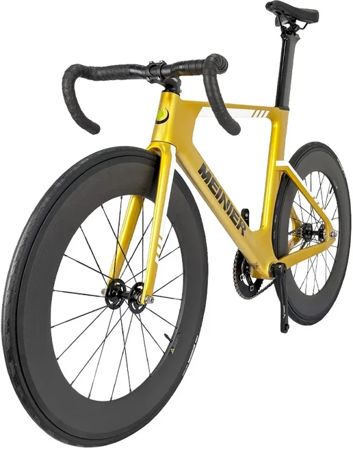 풀카본 경량 로드 트랙 자전거 픽시 바이크 기어 완성차 싱글 스피드 5스포크 클로즈드 휠, 02 57cm, 04 88mm wheels bike