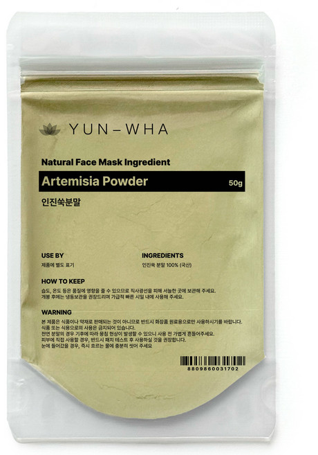 연화 천연팩 쑥가루팩 천연팩가루 미용팩 얼굴팩가루, 1개, 1개입