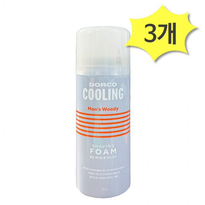 도루코 페이스 쉐이빙폼 74ml x 3개 면도거품, 1ml, 1개