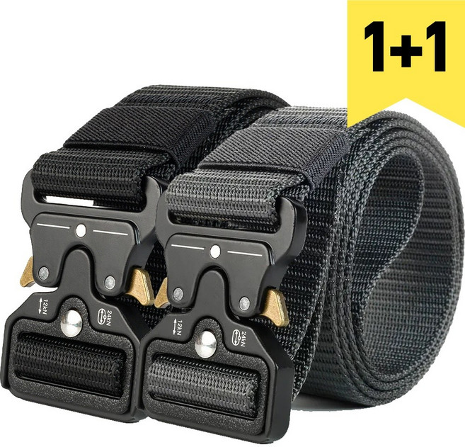 나일론 자동 끈 벨트 2개 실외 작업복 전술 벨트