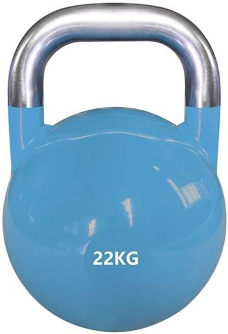 올림픽 극 역도 바벨 플레이트 스트레이트 로드 곡선 바 상업용 체육관 전문 장비 캡틴 아메리카 PU 고무 커버, 22kg 블루, 1개