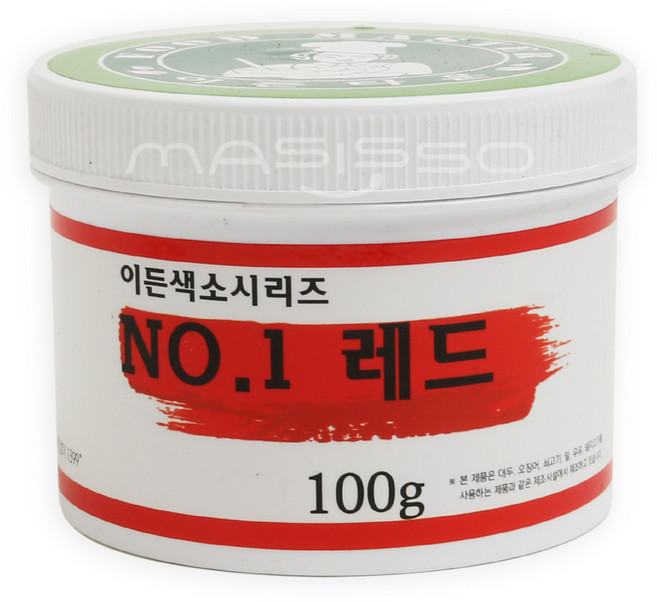 이든 천연색소 레드 100g 식용 아이싱 앙금 떡 베이킹, 1개