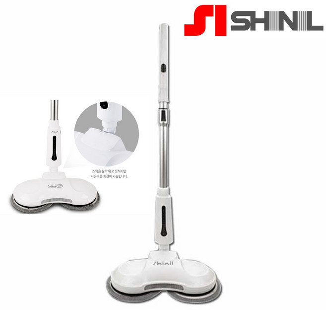 신일 듀얼 무선 물걸레 청소기, SDC-W8000NK, 혼합색상
