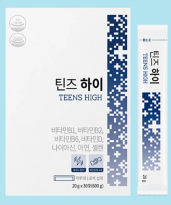 준바이오랩 틴즈 하이 30포 60포 어린이 종합성장 영양제 키즈아르기닌, 30회분, 1개 - 쿠팡