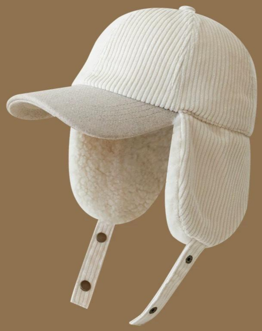 [투크] 코듀로이 방한 트루퍼햇 귀달이 군밤모자