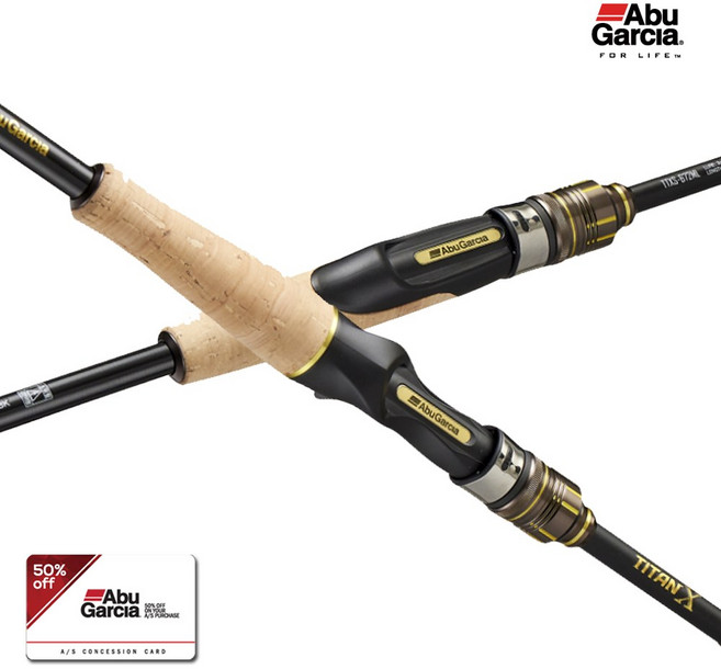 [인수상회] 아부가르시아 25 타이탄X 올라운더 배스 루어낚시대 전사이즈
