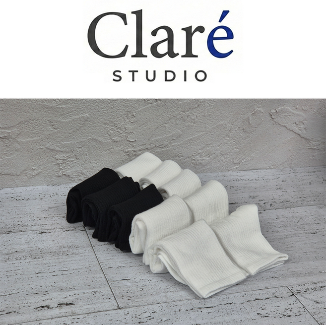 클라레 스튜디오 남녀공용 학생 성인 양말 대용량 세트