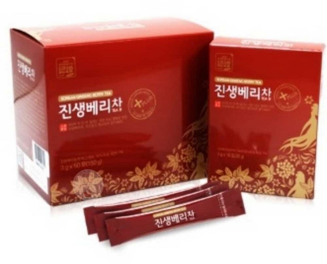 인삼열매농축액 진생베리차3gx50포 인삼열매차 진생베리티, 50개, 3g