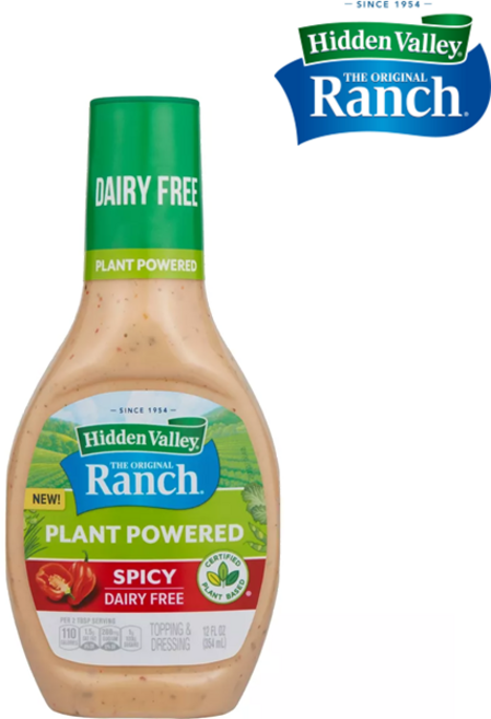 [Hidden Valley] 히든밸리 스파이시 랜치 365ml 1개 서브웨이 드레싱 소스 Hidden Valley Ranch Salad Dressing