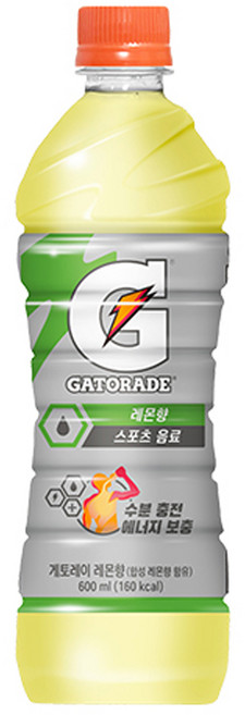 게토레이 레몬, 600ml, 24개