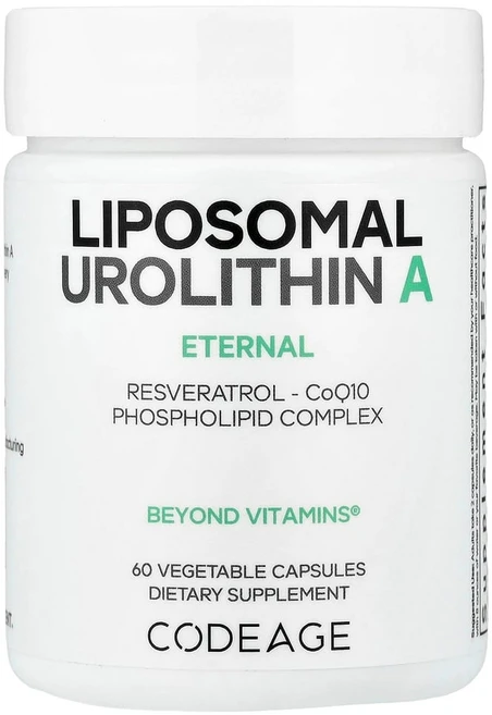 코드에이지 리포좀 유롤리틴 A 500mg 60정 코큐텐 레스베라트롤 우롤리틴, 1개 - 쿠팡