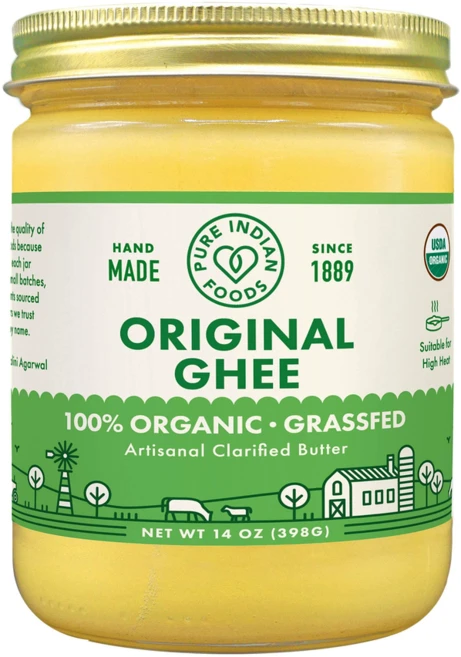 퓨어인디안푸즈 오리지널 기 그래스페드, 398g, 1개 - 쿠팡