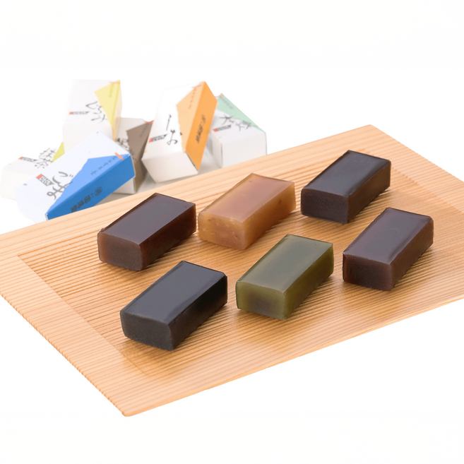 일본 직수입 이와야도 히토구치 한입양갱 6종 선물세트 일본 고급 디저트, 6개, 35g