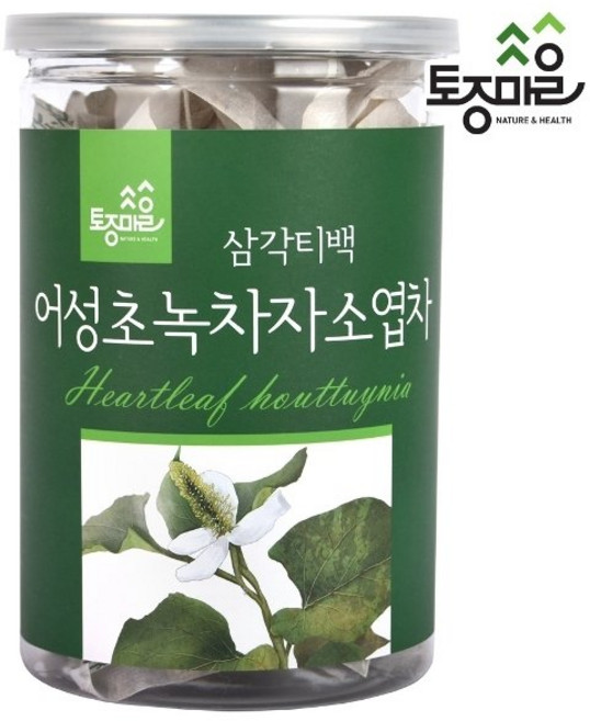 [토종마을] 국산 어성초녹차자소엽차 30티백, 1g, 30개입, 1개