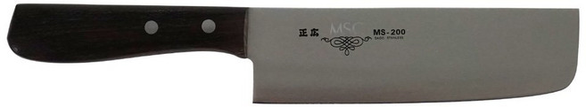 마사히로 가정용 스테인리스 식칼 MSC MS-200 얇은 칼날 형 식칼 160mm 11064, 1개
