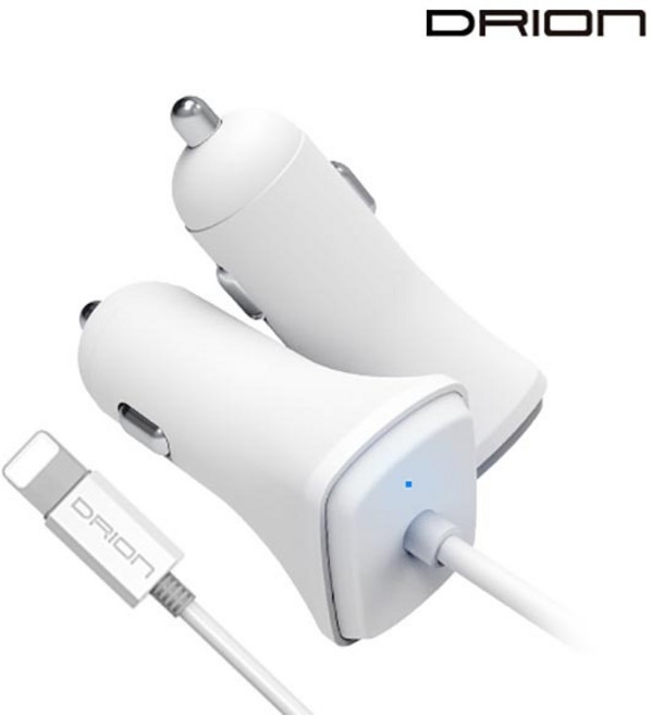 (DRION) 드리온 차량용충전기 일체형 1.5A (8 PIN) (DR-C1-150-8P)
