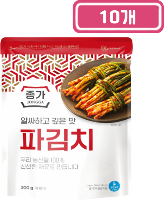 종가집)파김치, 10개, 300g