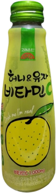 고려은단 허니 유자 음료, 140ml, 7개