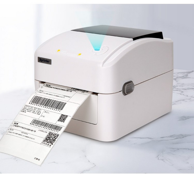 芯燁台灣總代理 XP420B 標籤機：超商出單、熱感應條碼列印 出貨神器, 1套, 霸氣黑(不含貼紙)-USB版