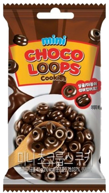 미니초코룹스쿠키, 48개, 40g