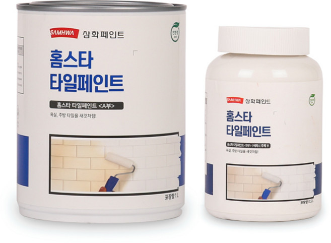 페인트김사장 홈스타 타일페인트 0.75L, 화이트, 750ml, 1개