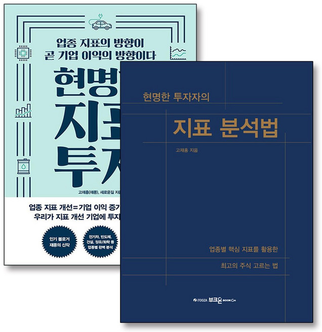 현명한 투자자의 지표 분석법 투자 고재홍 주식 방법 책 세트 (전2권), 부크온(부크홀릭)