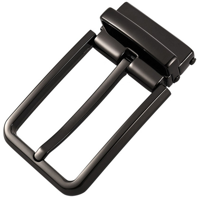 KOLBER 35mm 골든 벨트 버클 남성 솔리드 합금 실버 패션 바지 선물