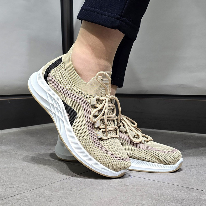 여성 운동화 여름 니트 스니커즈 워킹화 발편한 통굽 키높이 쿠션 시원한 신발 유키