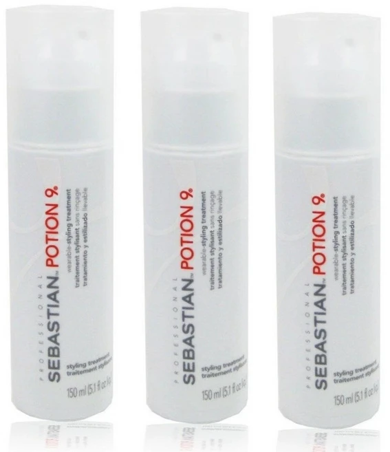 세바스찬 포션9 데일리 스타일링 트리트먼트 150ml 3개 - 쿠팡