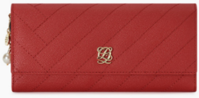 [백화점정품] [백화점 선물포장] 루이까또즈 장지갑 여성 가죽 명품 카드 명함 지갑 SS1QT01RE 세련된 선