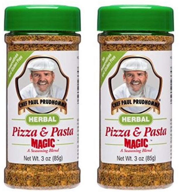 Chef Paul Prudhomme's Magic Seasoning Blends Prudhomme 셰프의 허브 피자와 파스타 매직 시즈닝 블렌드 3.0 OZ., Chef Paul Prudhomme's Magic Se, 1개, 85g