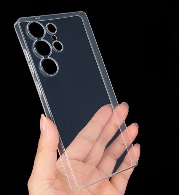 썬더캡 갤럭시 S25울트라 초슬림 0.3mm 변색방지 투명 pp 케이스 SM-S938 / 생폰느낌 케이스 / 부드러움