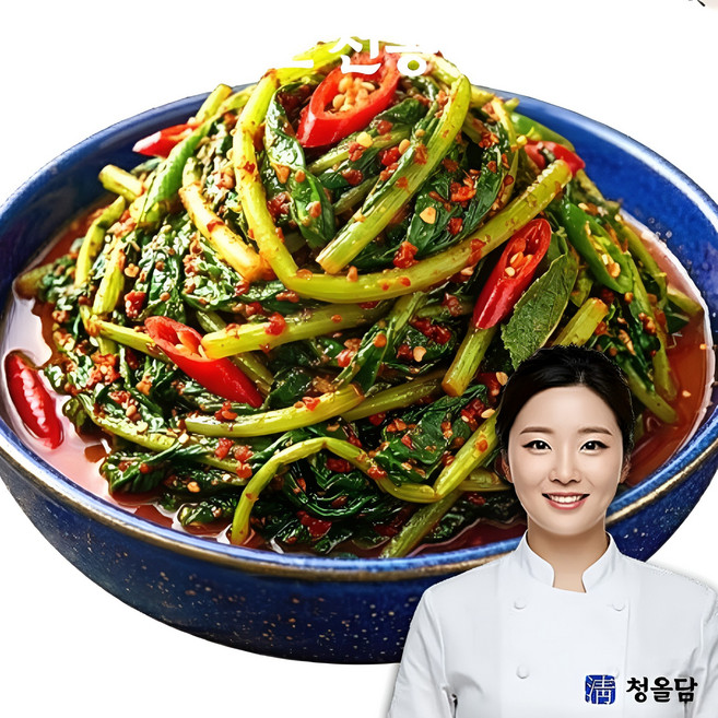[청올담] 국산100% 전라도 전통양념 열무김치, 1개, 3kg