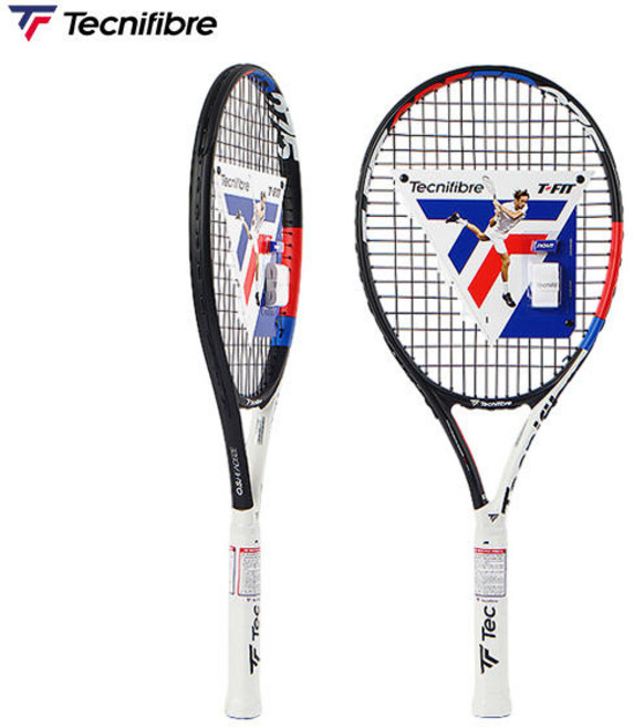 테크니화이버 T-FIT 스피드 275g 105 G2 테니스라켓 스트링포함, 22_스피드_105, 275g_2그립, 1개, 블랙화이트