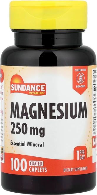 선댄스 비타민 마그네슘 250mg 100 코팅정, Sundance Vitamins 선댄스 비타민, 마그네, 2개, 100정 - 쿠팡
