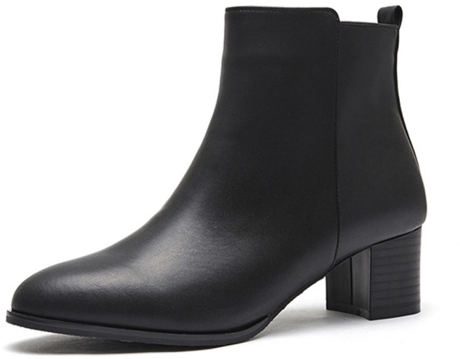 엘칸토 마쯔 여성 베이직 앵클 부츠 5cm LCWA71M24V