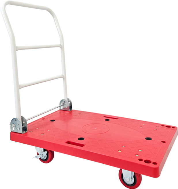 유니산업 구루마 대차 카트 접이식 운반카트, 소형 390x600, 일반바퀴, 1개