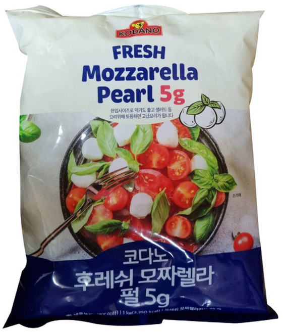 코다노 후레쉬 모짜렐라 펄 1kg 치즈, 1개
