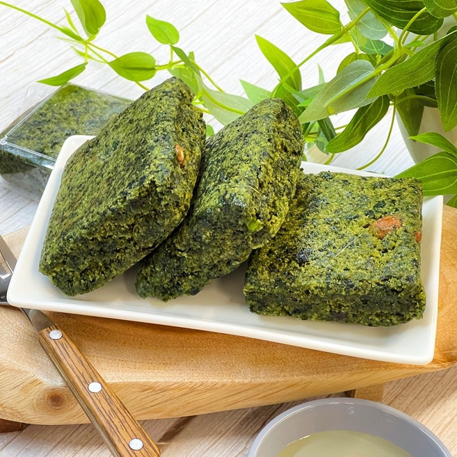 부산방앗간 진도 해풍 쑥떡 쑥설기 개별포장, 150g, 24개