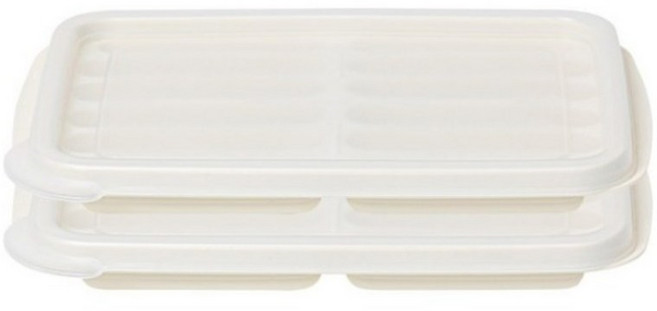 이지앤프리 아이스쏙 얼음트레이 12칸, 화이트, 2개