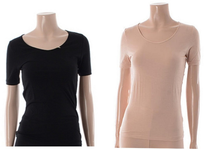 [쇼핑점] 비비안 [가격인하]부드러운 모달소재 여성반팔 기본내의상의(2컬러)택1 LG7499