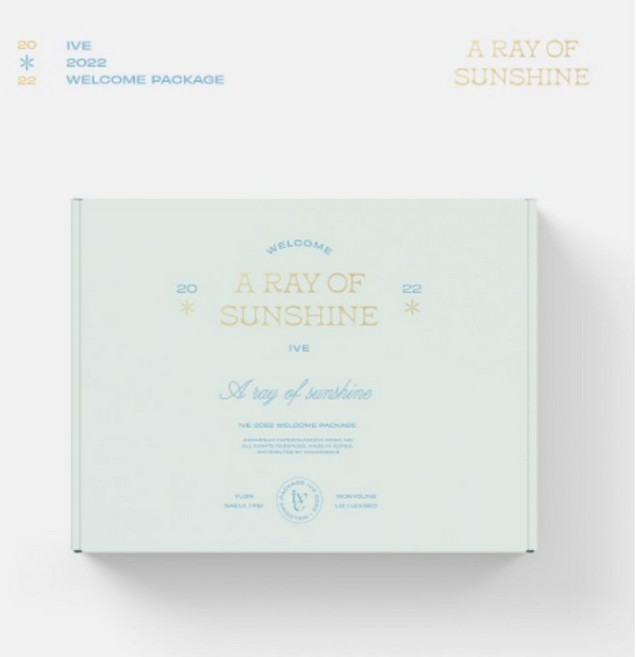 아이브 - 2022 WELCOME PACKAGE 웰컴패키지 시즌그리팅 IVE, @, #