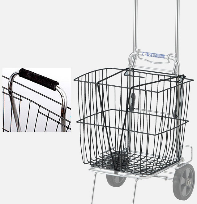 시장 쇼핑카트 장보기용 철제 바구니, 1개, 일상공장 핸드카 바구니